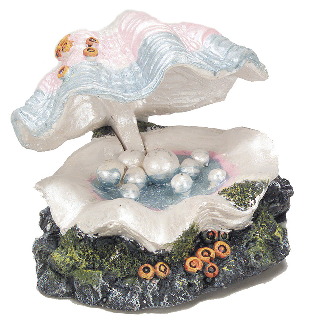 Decor Acvariu Scoică cu Perle - Aqua Della, 12.5 x 11.5 x 8 cm Decor Acvariu Scoică cu Perle - Aqua Della, 12.5 x 11.5 x 8 cm