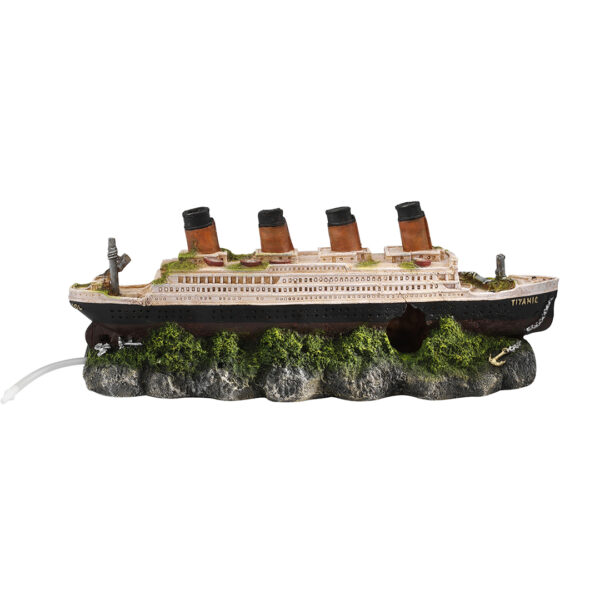 Decor Acvariu Vapor Titanic Aqua Della, 39 x 11 x 17 cm, Non-toxic