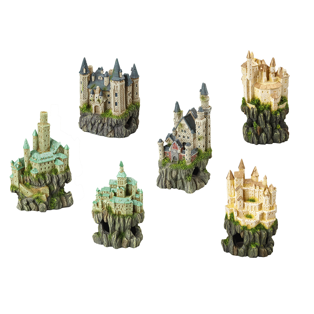 Decor Acvariu Castel pe Stancă Aqua Della, 9 x 8 x 15 cm Decor Acvariu Castel pe Stancă Aqua Della, 9 x 8 x 15 cm