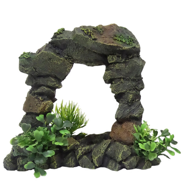 Decor Arc de Piatra Aqua Della pentru Acvarii - Non-toxic, 19x8x16 cm