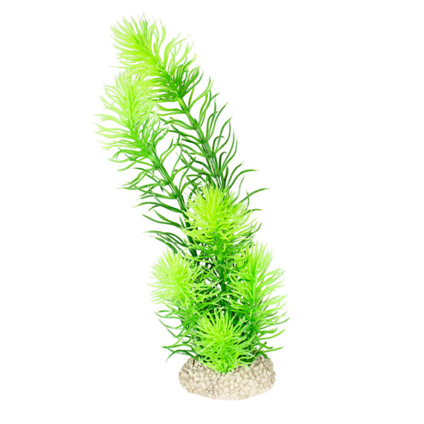 Planta Artificială Hornwort Verde M - Ascunzătoare Acvariu 24 cm