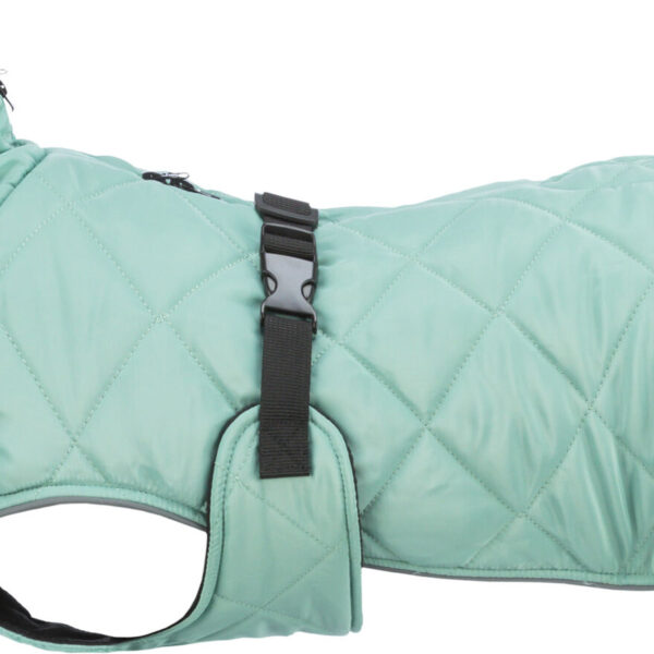 Haină pentru câini Trixie CityStyle Oslo, S, Verde Jad, 36 cm