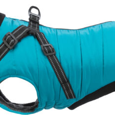 Haină cu ham Pontis Trixie, S 36 cm, Albastru pentru căței