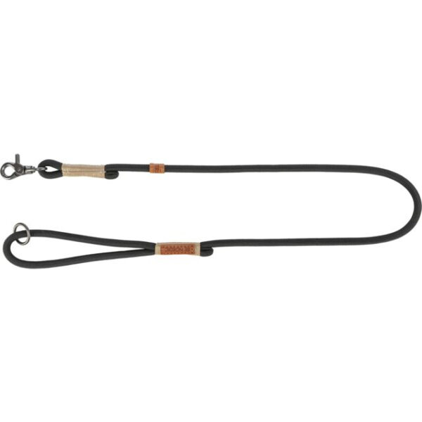 Lesa Trixie Be Nordic pentru câini, 1m, Negru/Nisipiu, L-XL