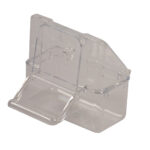 Hranitor Transparent pentru Pasari cu Carlig Duvoplus 7x4x8 cm