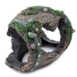 Butoi Spart pentru Acvariu, 14x10x10 cm, Adăpost Natural Happet
