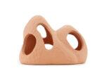 Piatra Ceramica Bej cu Gauri pentru Acvariu, 11 cm - Happet