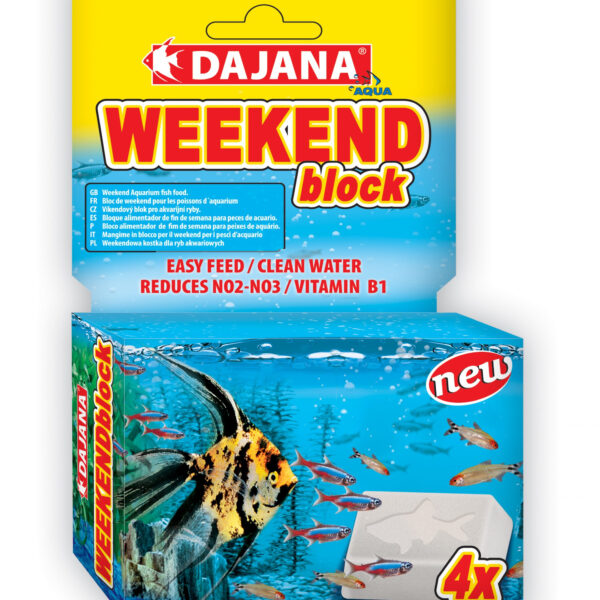 Hrana Dajana Pet pentru Pești - Bloc Alimentar Weekend 3-4 Zile