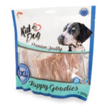 Recompense pentru câini - Fâșii de somon cu omega-3, 500 g KidDog