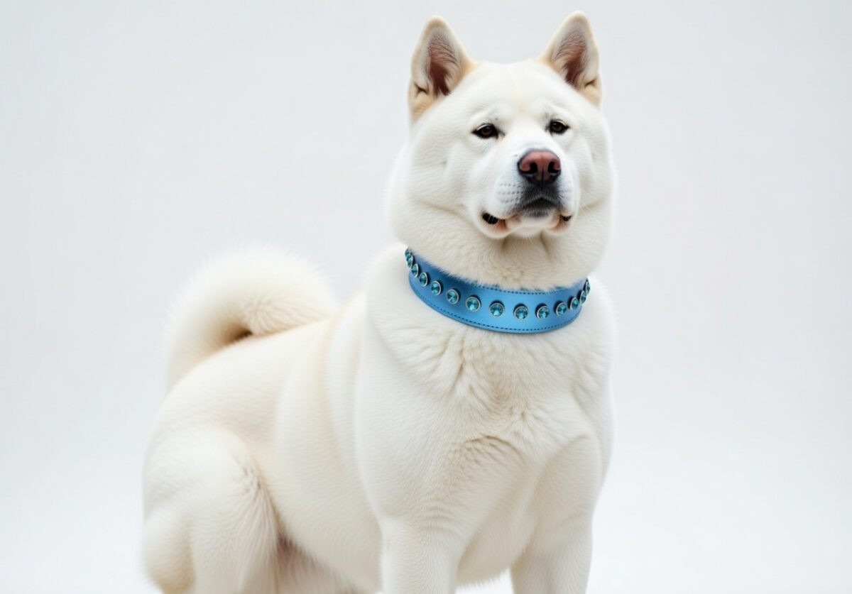 zgarda piele caini talie mare akita inu