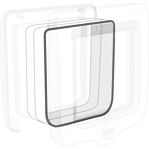 Element Tunel pentru Usa Batanta: 44231, Alb, 44251