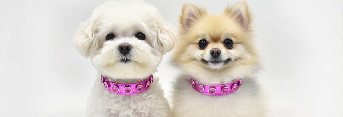 zgarda piele caini bichon