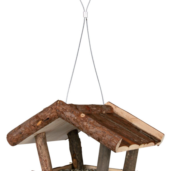 Hranitor Suspendat din Lemn pentru Pasari - Trixie, 32x23x20 cm