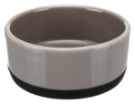 Castron Ceramic Gri Trixie 0.4 l pentru Câini - 12 cm