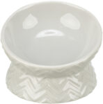 Castron Ceramic Ergonomic pentru Câini și Pisici, 0.15 l, Taupe Trixie