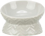 Castron Ceramic Ergonomic pentru Câini și Pisici, 0.15 l, Taupe Trixie - imagine 2