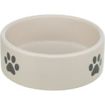 Castron Ceramic pentru Câini Trixie, 0.3L, Gri Labute, Elegant