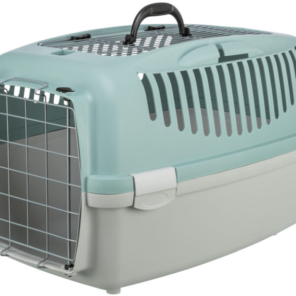 Cusca de Transport Trixie Capri 3 Open Top, S, 40x38x61 cm, Gri/Verde