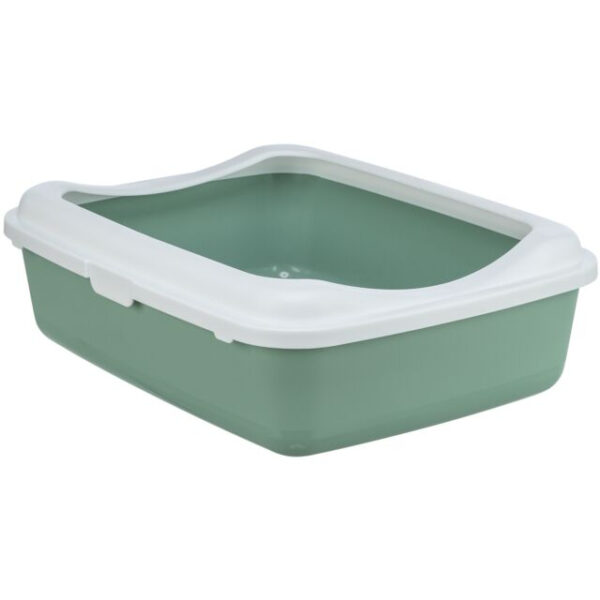 Litiera Trixie Classic cu Rama Verde Salvie, 37x15x48 cm