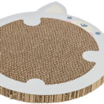 Carton Zgariat pentru Pisici Junior, Forma Urs, Trixie, Gri 31x32.5 cm