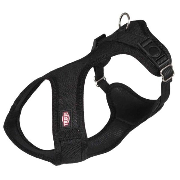 Ham Trixie Comfort Soft Touring Negru, XXS-XS, 28-40 cm, Confortabil