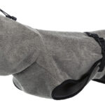 Halat de baie pentru câini gri, S (40 cm) - Trixie, 100% bumbac