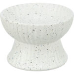 Castron Ceramic Ridicat Trixie pentru Pisici - 0.37L Alb