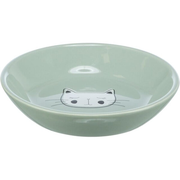 Castron Ceramic Trixie pentru Pisici - 0.2 l, Ø 14 cm, Diverse Culori