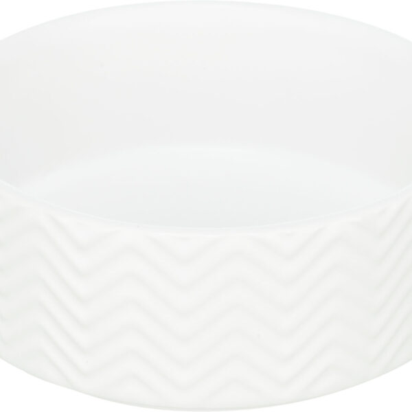 Castron Ceramic Alb Trixie, 0.4 l, 13 cm - Hrănire Câini Elegant