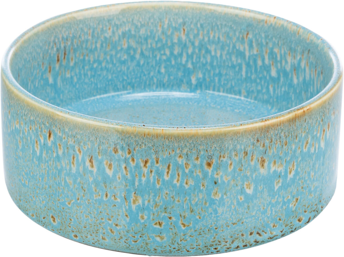Castron Ceramic Albastru 0.9 l pentru Câini Trixie, 16 cm
