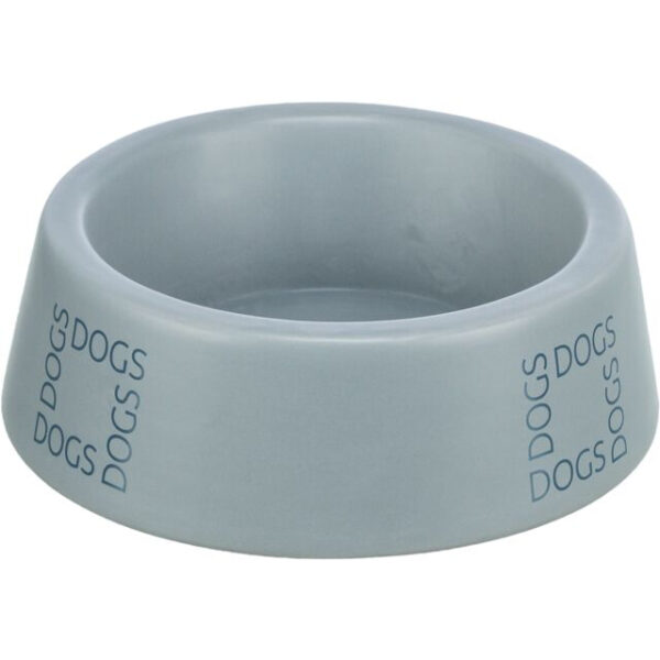 Castron Ceramic Trixie 0.4L Gri/Albastru pentru Câini