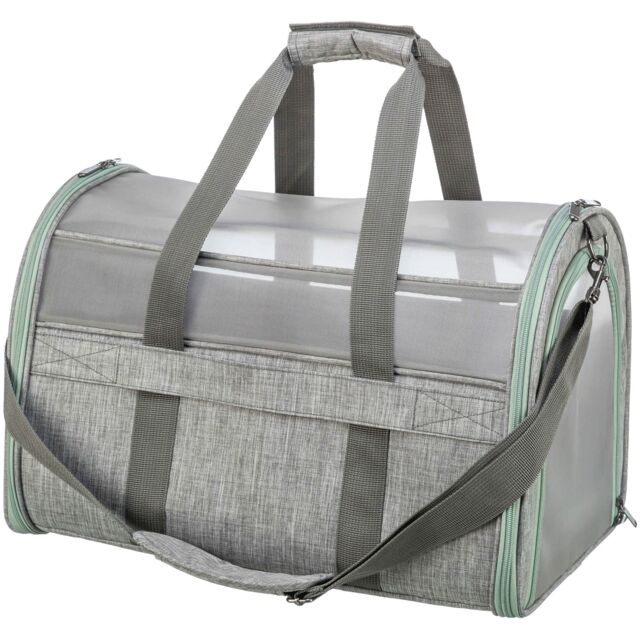 Geantă de transport Trixie Dillon, 33x32x54 cm, Gri/Verde Menta Geantă de transport Trixie Dillon, 33x32x54 cm, Gri/Verde Menta