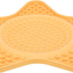 Farfurie Lins Lick'n'Snack Stea Silicon Galben 23.5 cm Trixie