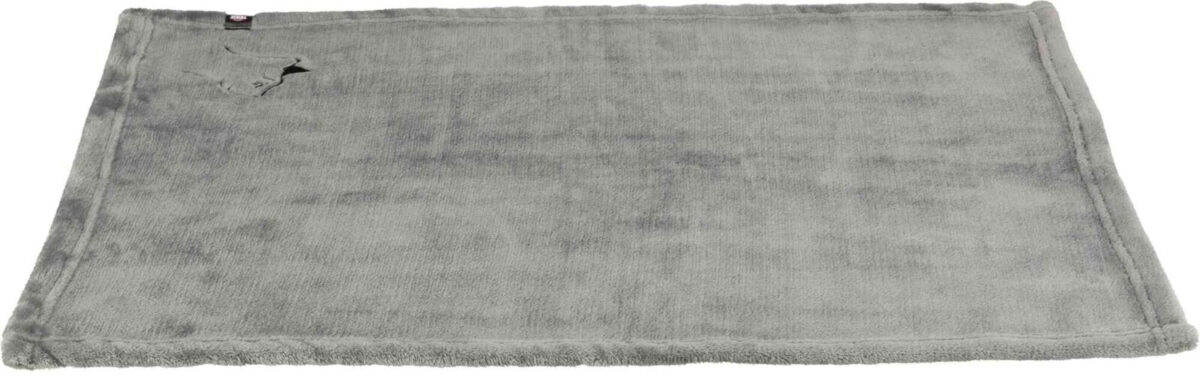 Pătură Nilay Trixie, 70x50 cm, Gri, Anti-alergică din Poliester - imagine 2