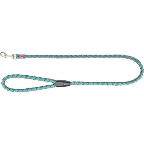 Lesa Trixie Cavo Aqua/Grafit, 1m, 12mm - Confort pentru câini