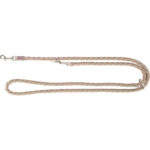 Lesa Reglabilă Trixie Cavo, 2m, 12mm, Roz Pal/Nisipiu