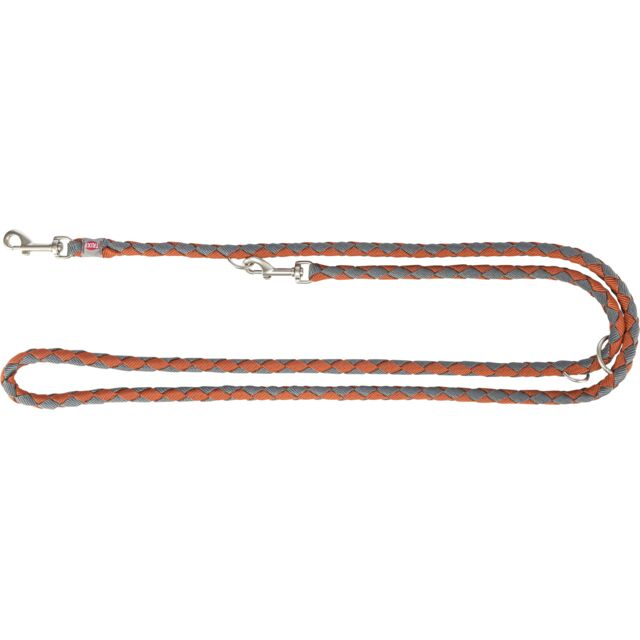 Lesa Reglabilă Trixie Cavo, 2m, 12mm, Ruginiu/Grafit pentru Câini Lesa Reglabilă Trixie Cavo, 2m, 12mm, Ruginiu/Grafit pentru Câini