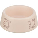 Castron Ceramic Roz pentru Pisici - 0.15 l, 12 cm, Trixie