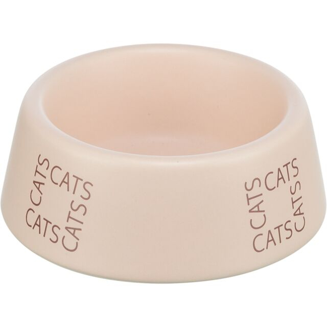 Castron Ceramic Roz pentru Pisici - 0.15 l, 12 cm, Trixie Castron Ceramic Roz pentru Pisici - 0.15 l, 12 cm, Trixie