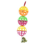 Minge Colorată cu Clopoței pentru Păsări - Duvoplus, 15 cm
