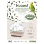 Colivie pentru pasări Duvoplus Natural Beta Mini, Bej 36.5x20x34cm - imagine 2