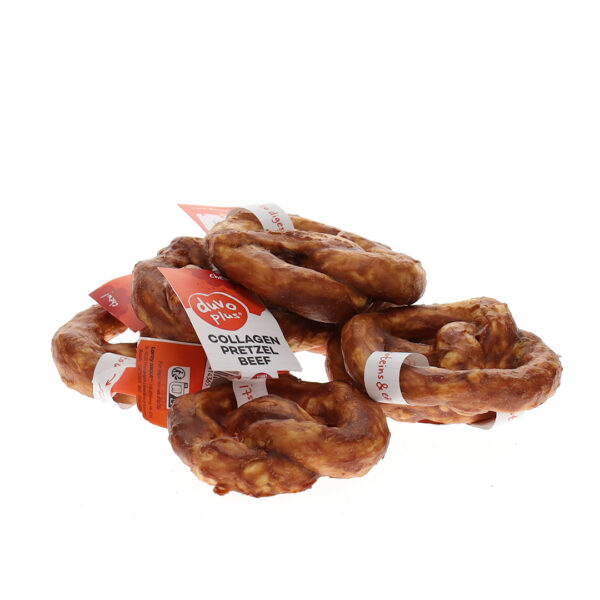 Covrig cu Colagen și Vită pentru Câini - Gustare Delicioasă 50g