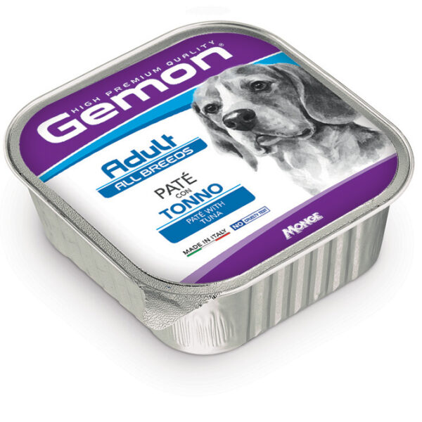 Hrana Umedă Gemon pentru Câini cu Ton, 150 g - Calitate Premium