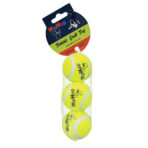 Minge Tenis pentru Câini HipHop, 3 buc, 5 cm, Galben - KidDog
