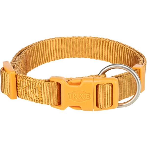 Zgarda Trixie Premium pentru Câini Mici, Galben Curry, 25-40 cm