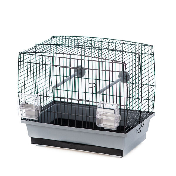 Colivie Duvoplus Natalia 1 pentru păsări - Gri/Negru, 40x25x35 cm