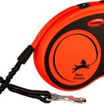 Lesa retractabilă Flexi Xtreme, 5m, 35kg, Negru/Portocaliu