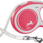 Lesa retractabilă Flexi Comfort 8m pentru câini, roșie, 50 kg