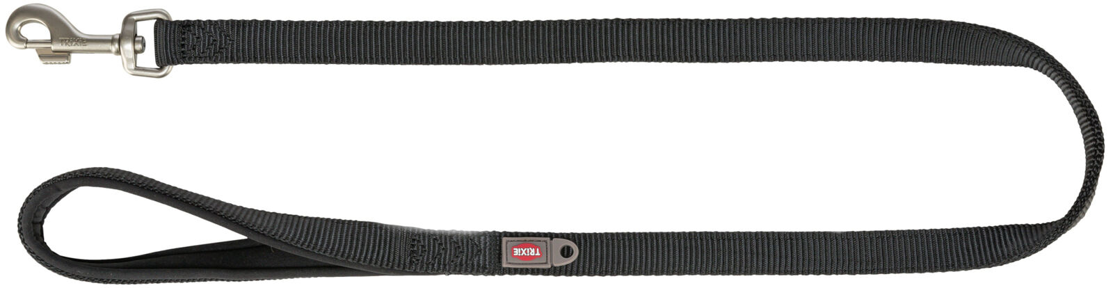 Lesa Trixie Premium Neagră 1m/25mm cu Buclă Neopren Lesa Trixie Premium Neagră 1m/25mm cu Buclă Neopren