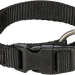 Zgarda ajustabilă Trixie pentru câini, M-L, 35-55 cm, Negru